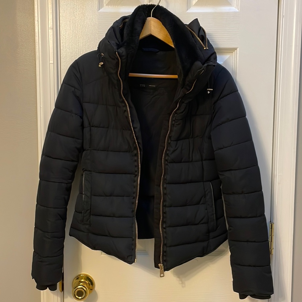 Zara puffer coat